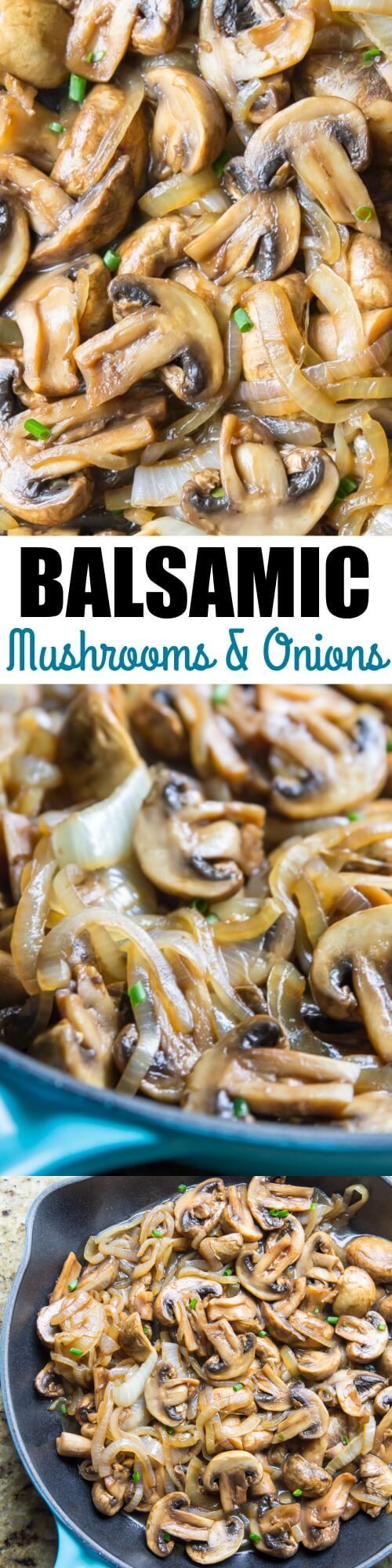 Balsamic Mushrooms and Onions