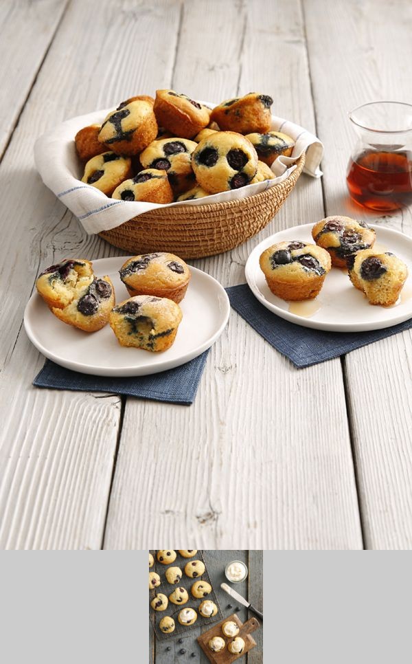 Blueberry Buttermilk Pancake Bites