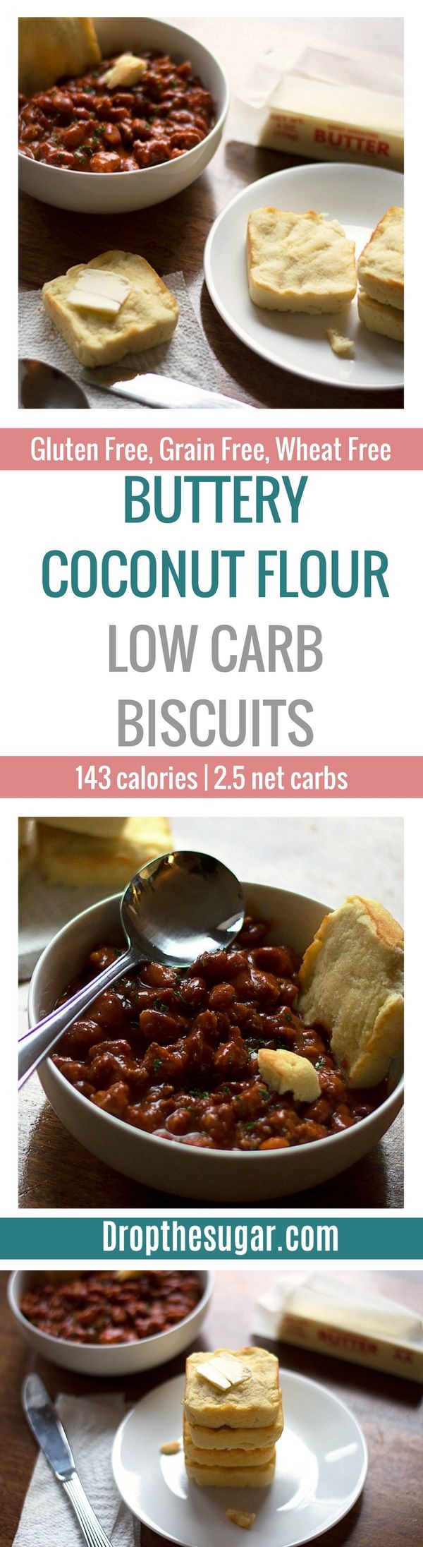 Buttery Coconut Flour Low Carb Biscuits