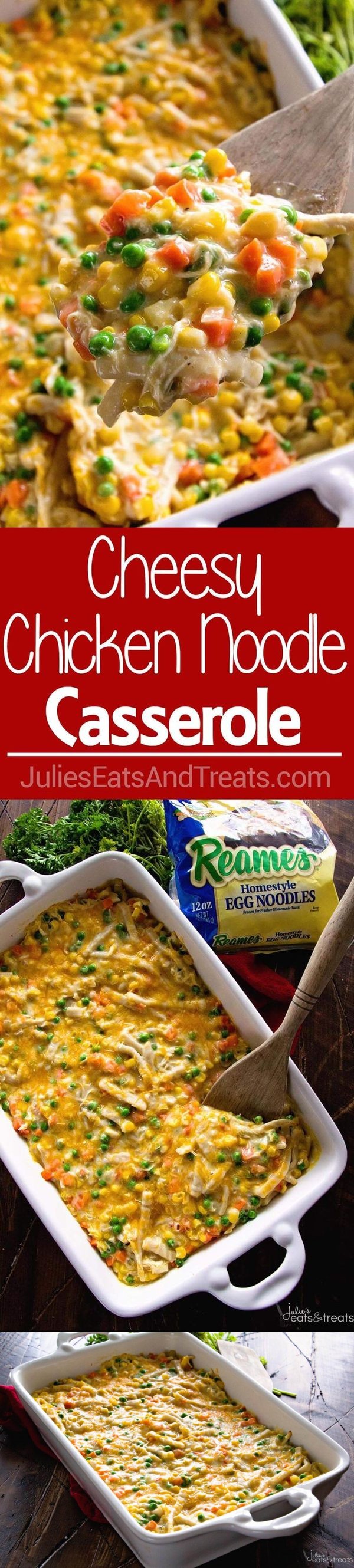 Cheesy Chicken Noodle Casserole