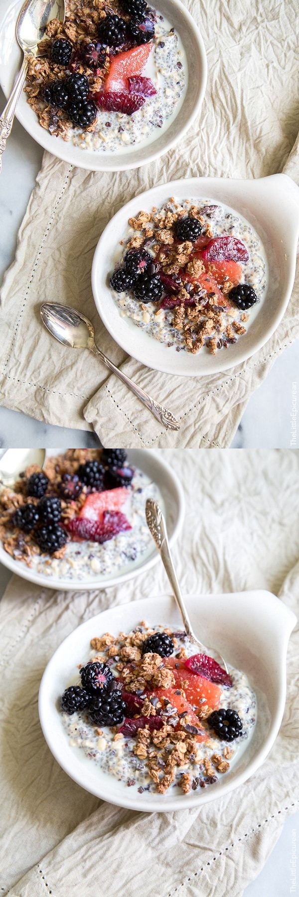 Chia Oatmeal Breakfast Bowl