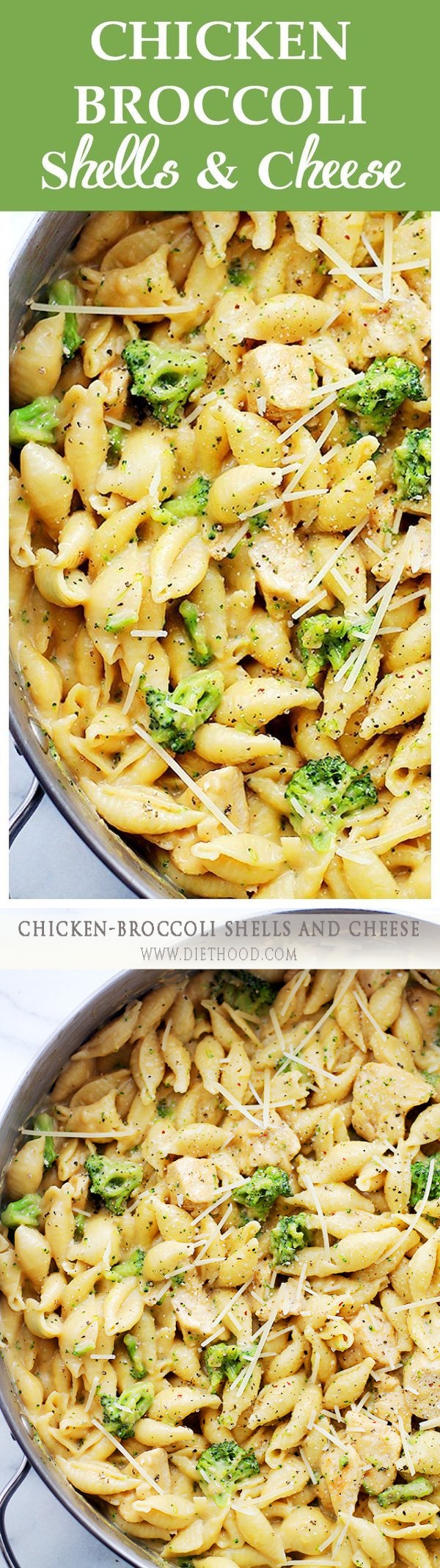 Chicken-Broccoli Shells and Cheese