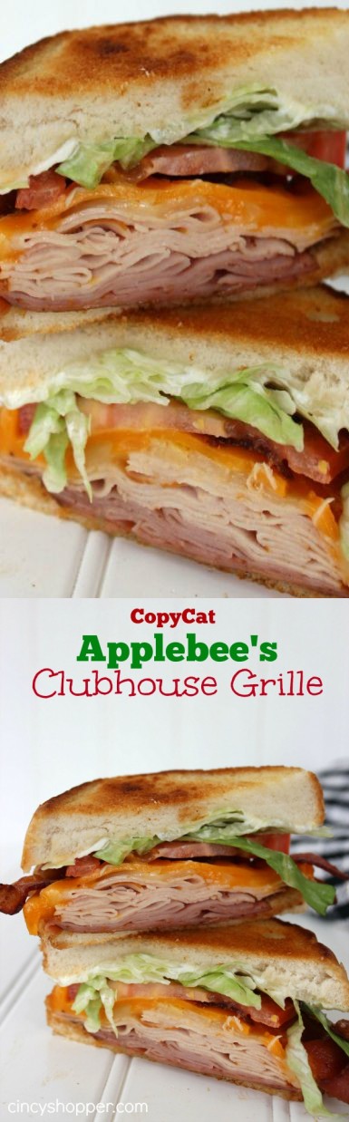 Copycat Applebee’s Clubhouse Grille Sandwich