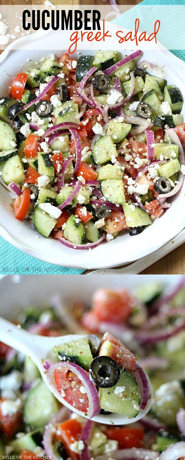 Cucumber Greek Salad