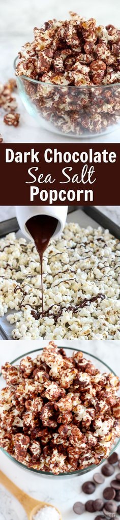 Dark Chocolate Sea Salt Popcorn