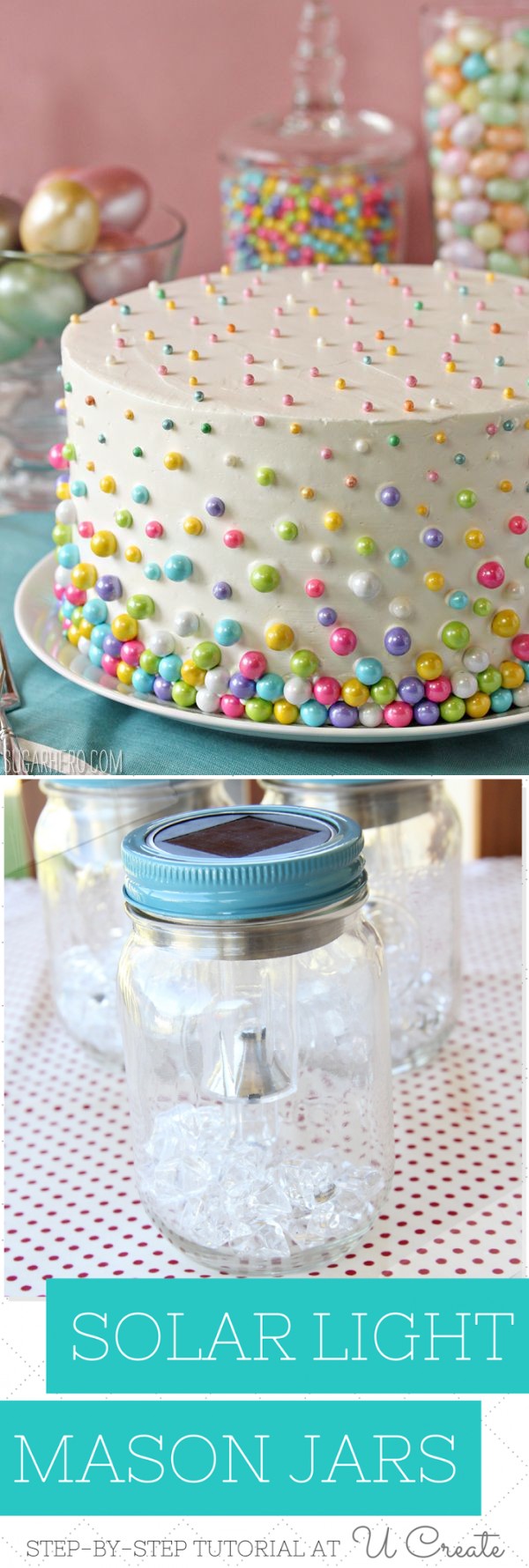 Easter Polka Dot Cake