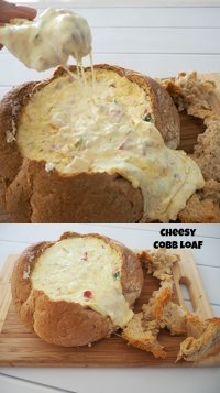 Easy Cheesy Cobb Loaf Dip