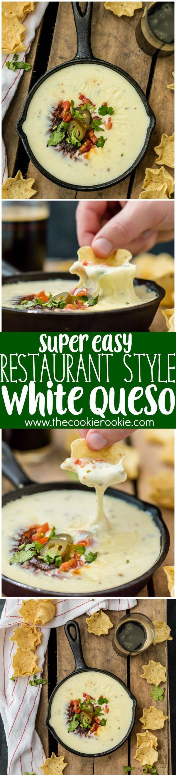 Easy Restaurant Style White Queso
