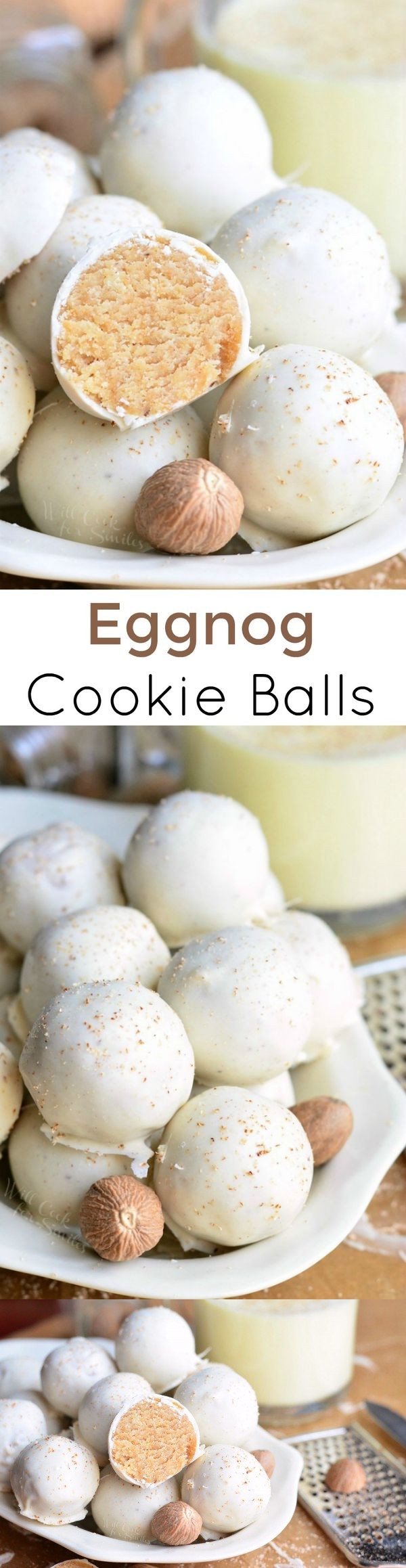 Eggnog Cookie Balls