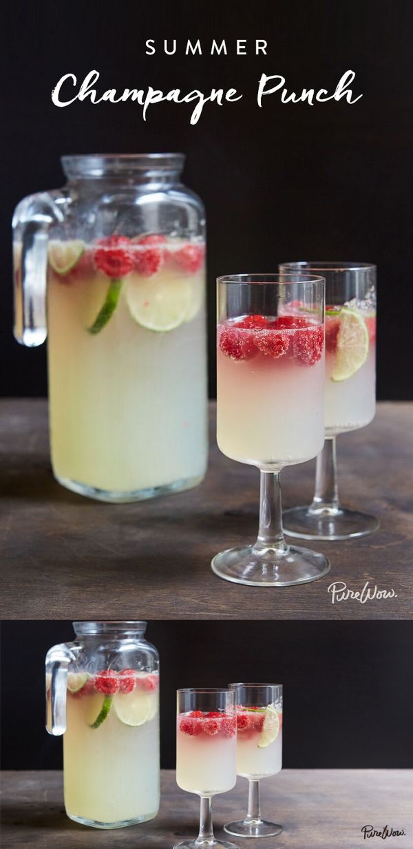 Fact: This Summer Champagne Punch Is the Best Way to Cool Down