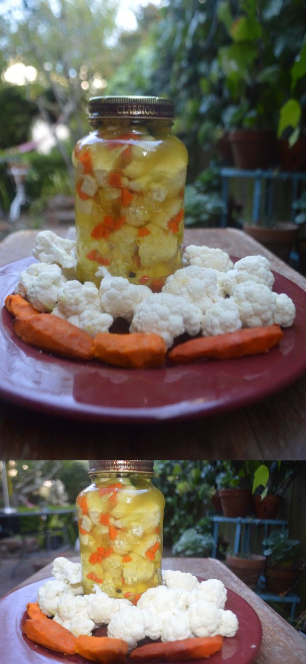 Fermented Cauliflower with Turmeric