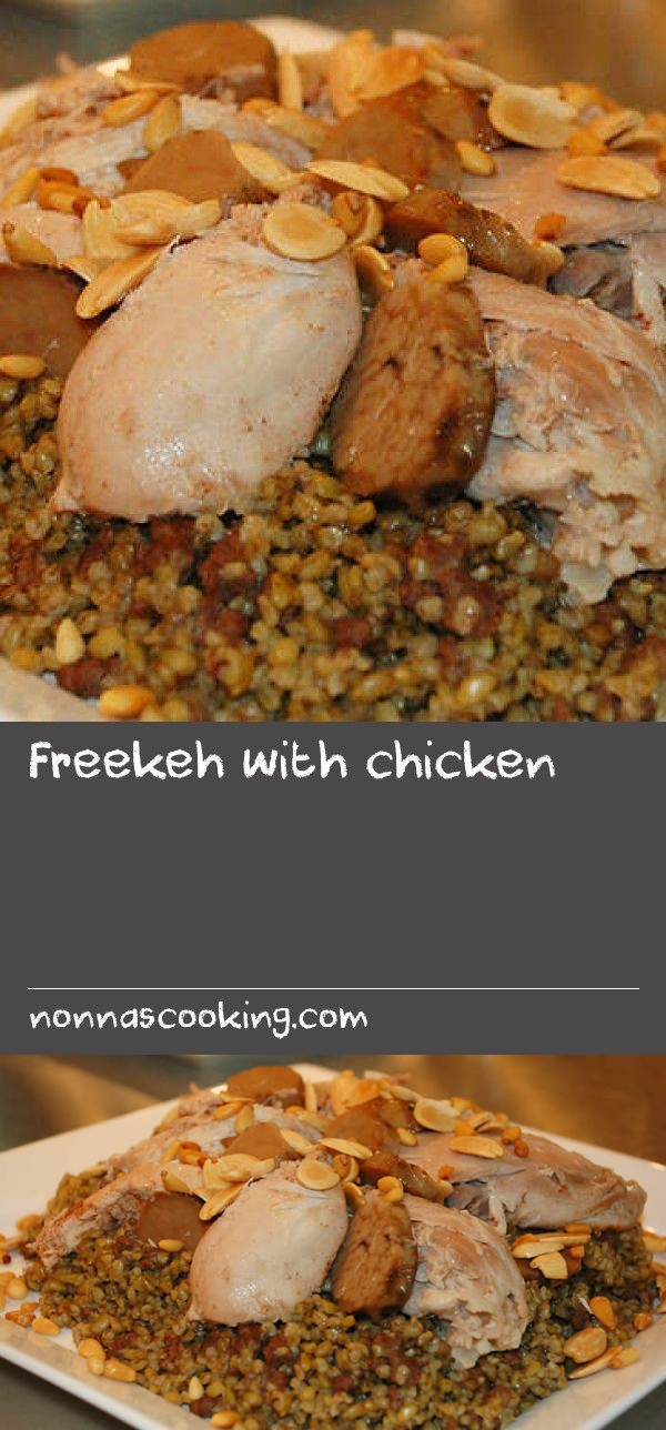 Freekeh with chicken