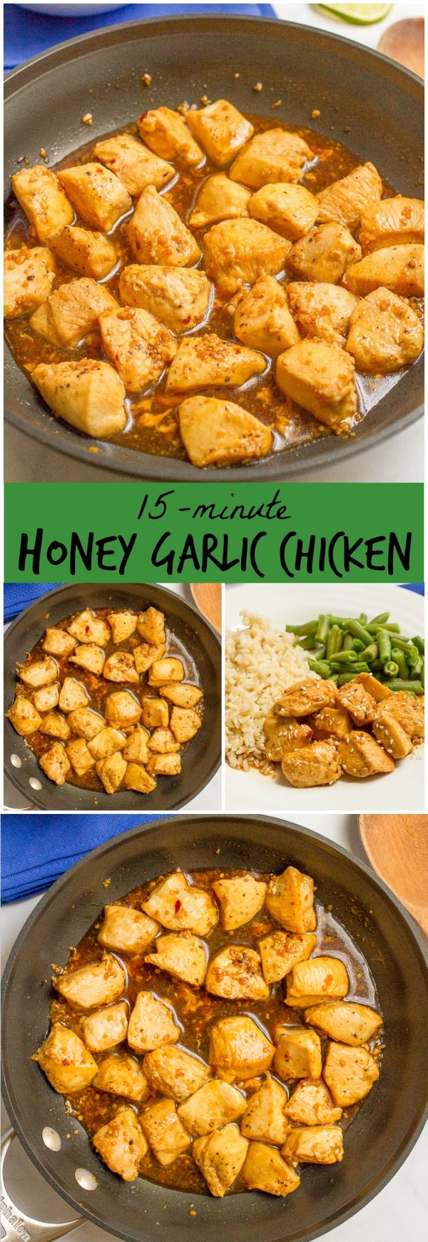 15-minute honey garlic chicken