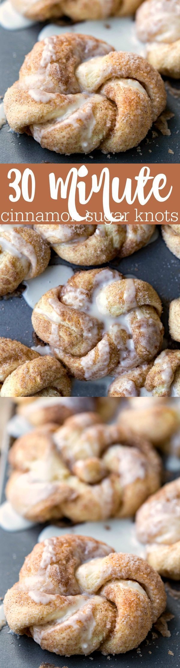 30 Minute Cinnamon Sugar Knots