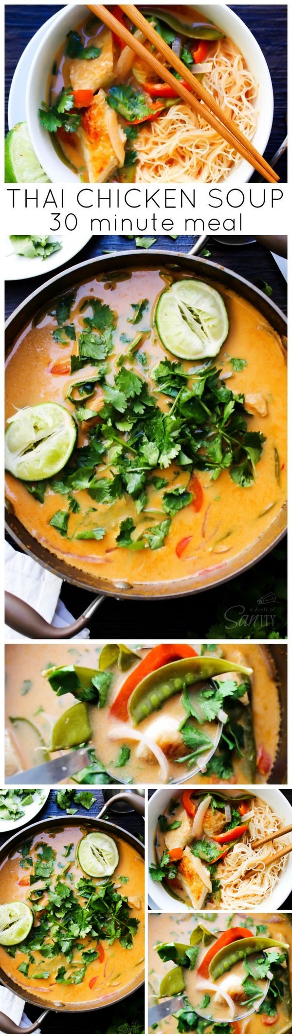 30 Minute Thai Chicken Soup