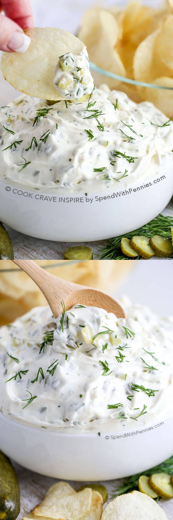 4 Ingredient Dill Pickle Dip