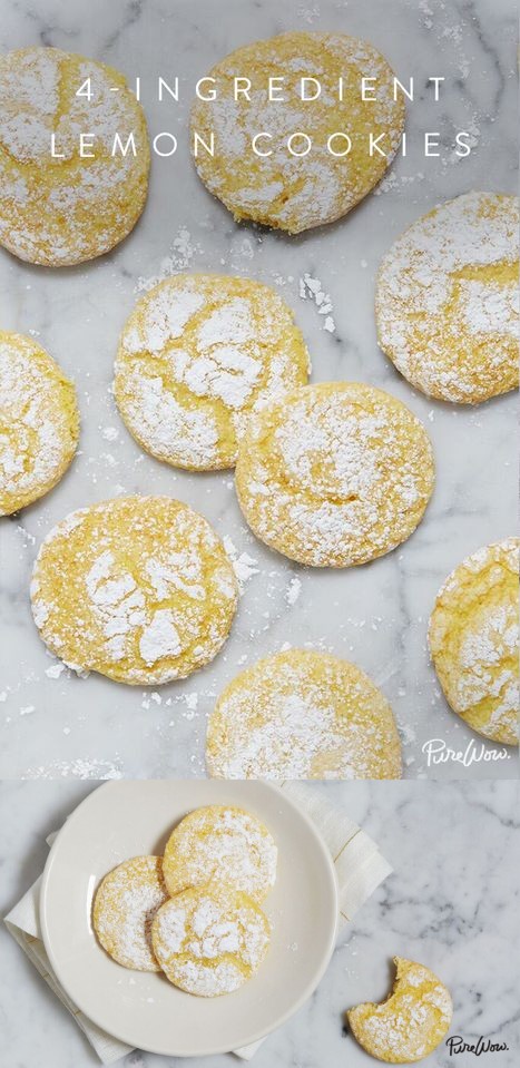 4-Ingredient Lemon Cookies