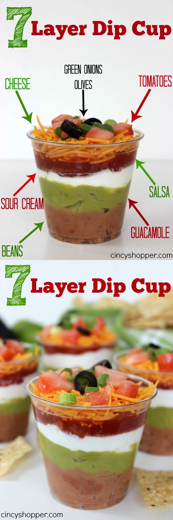 7 Layer Dip Cup