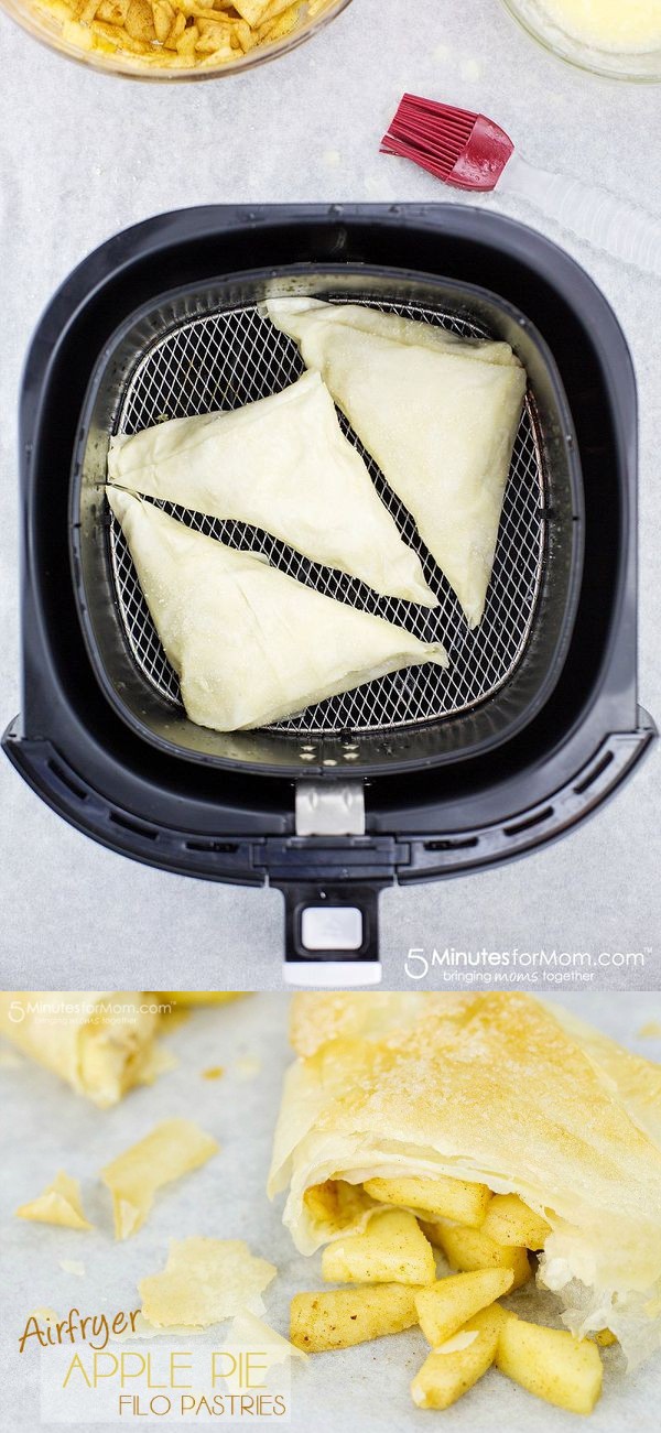 Airfryer Apple Pie Filo Pastries