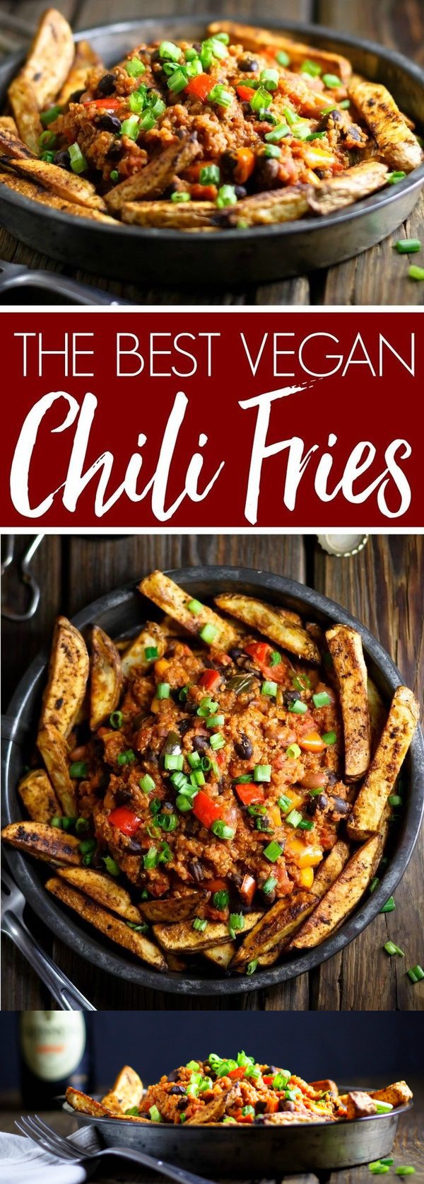 All-American Quinoa Chili Fries