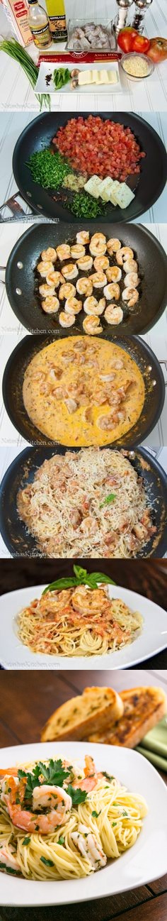 Angel Hair with Lemon Shrimp Scampi