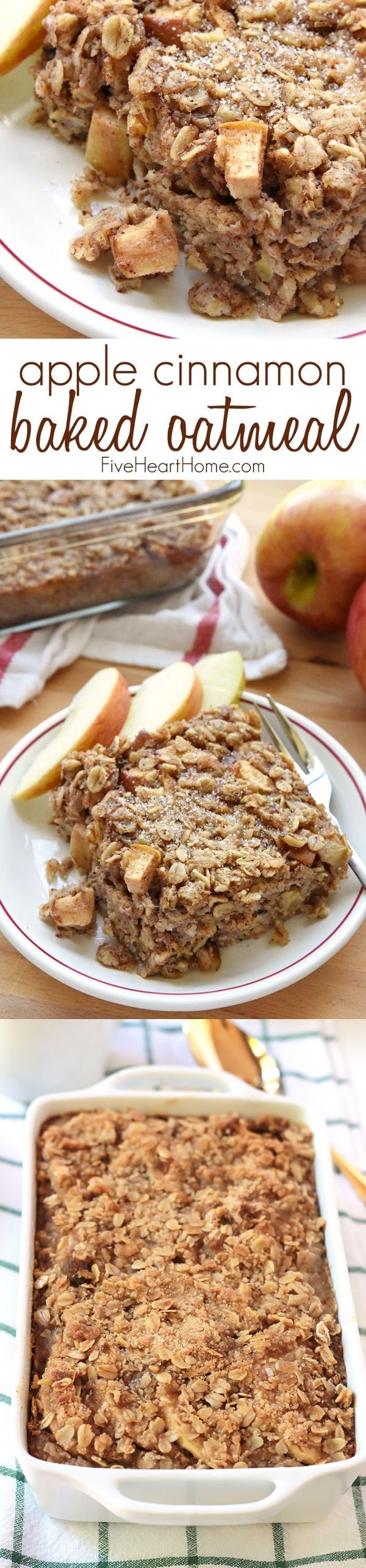 Apple Cinnamon Baked Oatmeal