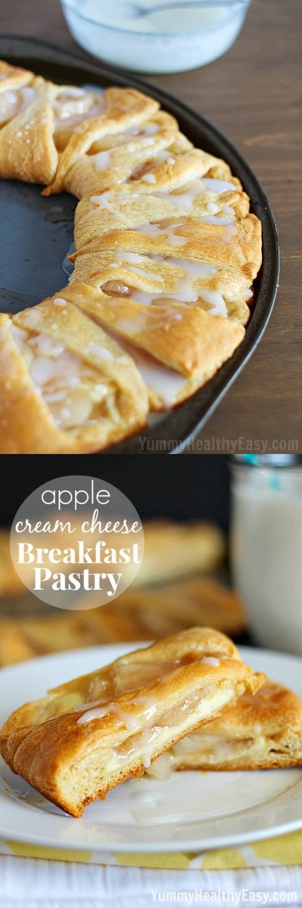 Apple Cream Cheese Breakfast Pastry