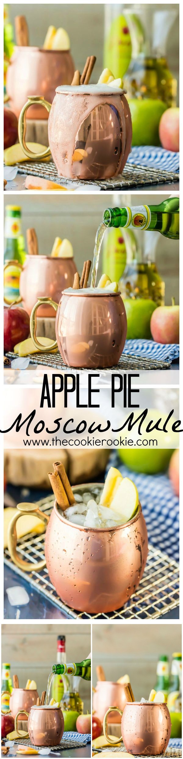 Apple Pie Moscow Mule (Plus Mocktail Version!