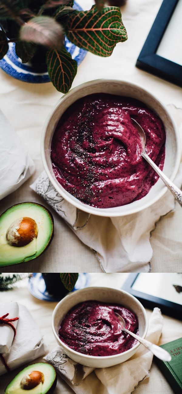 Avocado Blueberry Super Smoothie