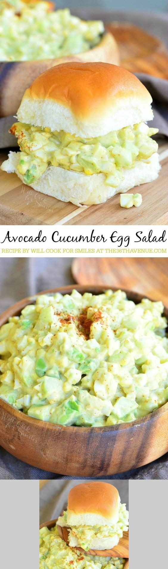 Avocado Cucumber Egg Salad