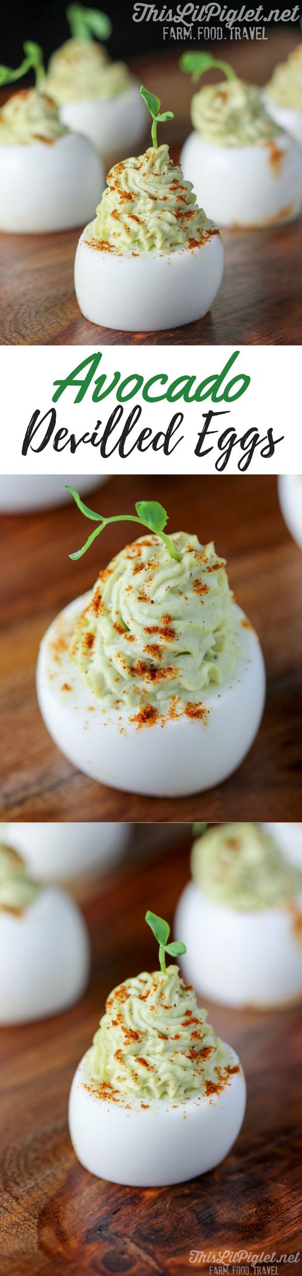 Avocado Devilled Eggs