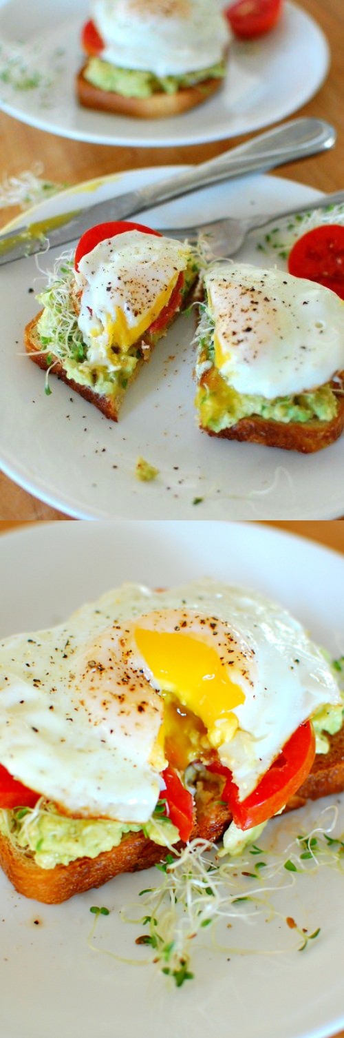 Avocado Toast with Fried Egg