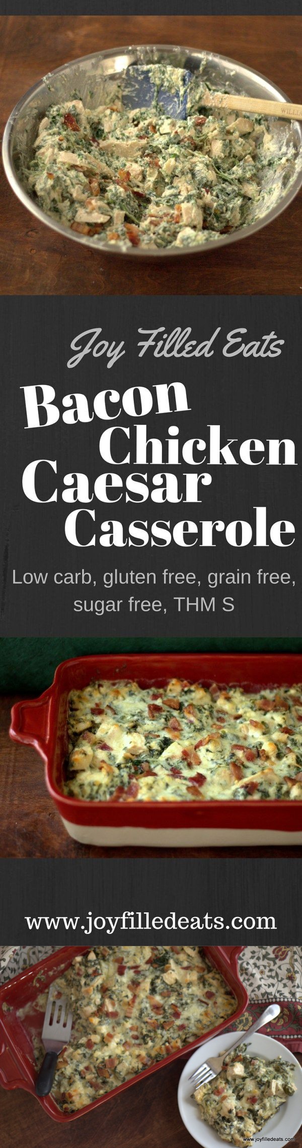 Bacon Chicken Caesar Casserole