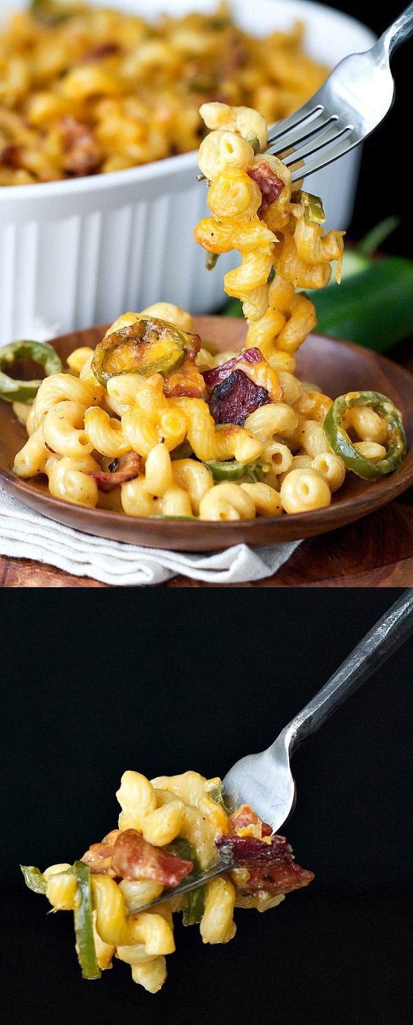 Bacon Jalapeño Mac and Cheese