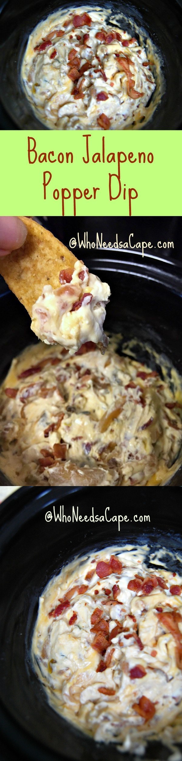 Bacon Jalapeno Popper Dip