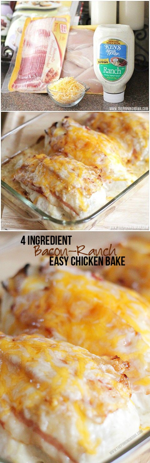 Bacon Ranch Chicken Bake