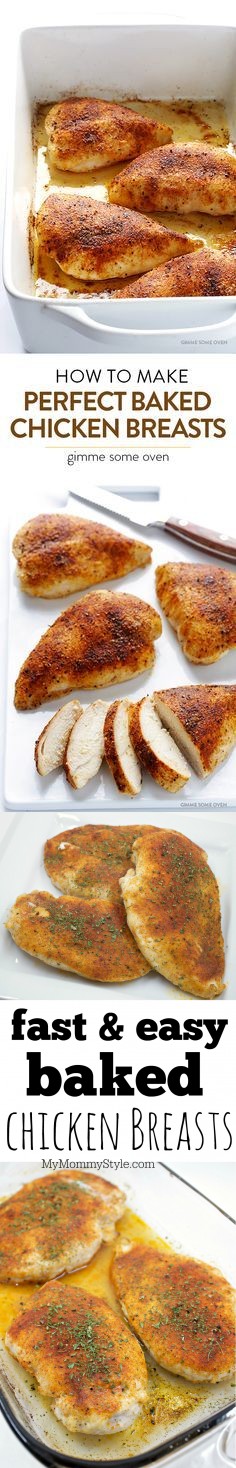 Baked chicken breasts