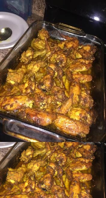 Baked Curry Chicken Wings