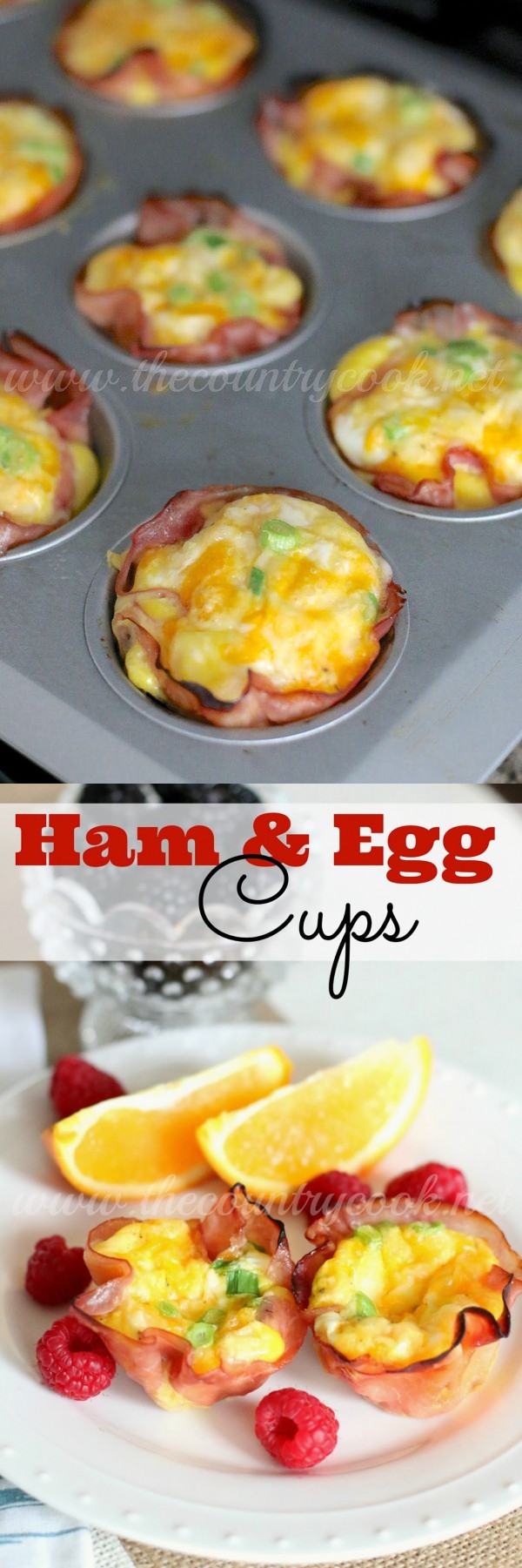 Baked Ham & Egg Cups