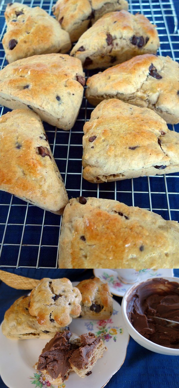 Banana Chocolate Chip Scone