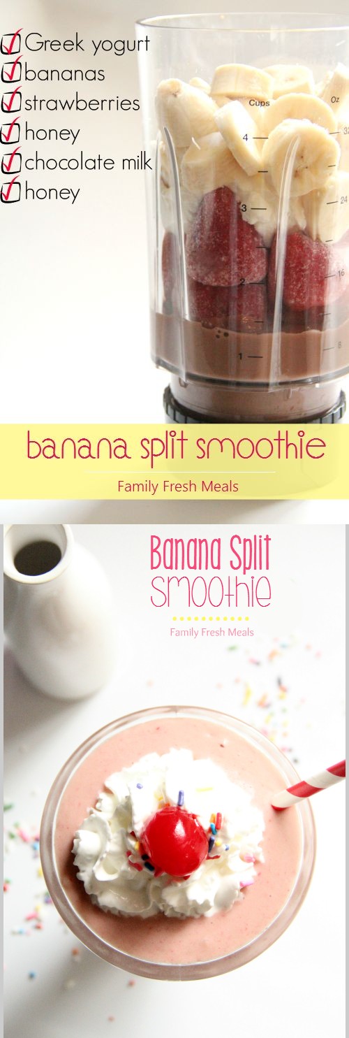 Banana Split Smoothie