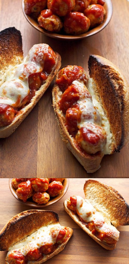 Barbecue Meatball Subs