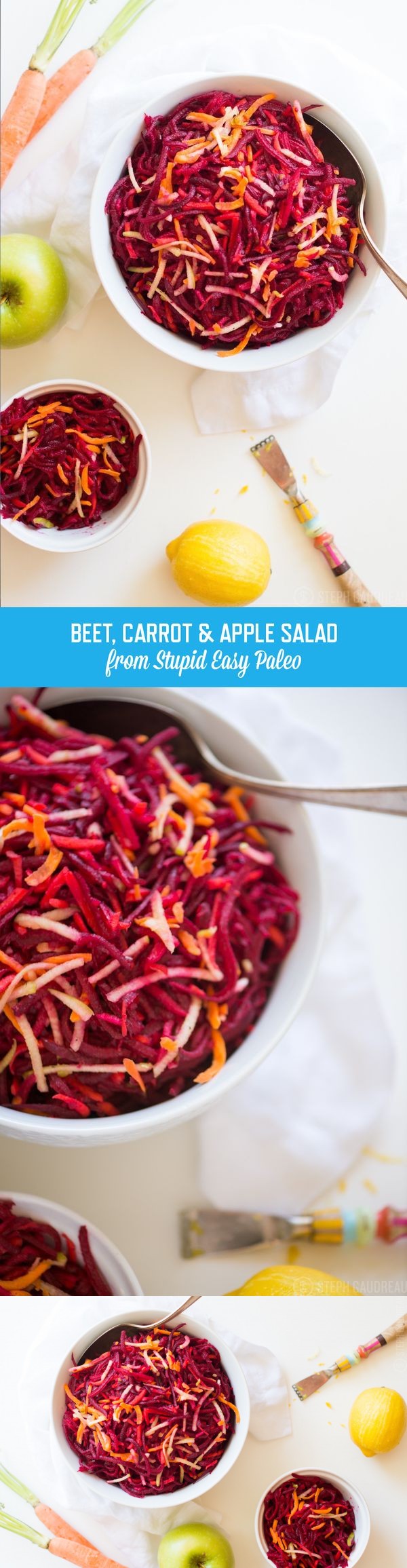 Beet, Carrot & Apple Salad