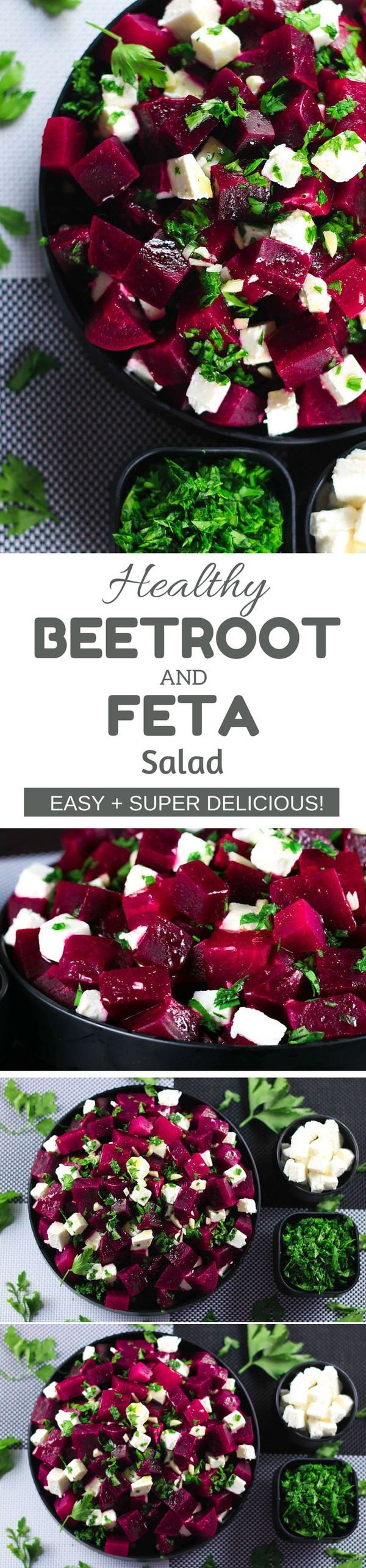 Beetroot and Feta Cheese Salad