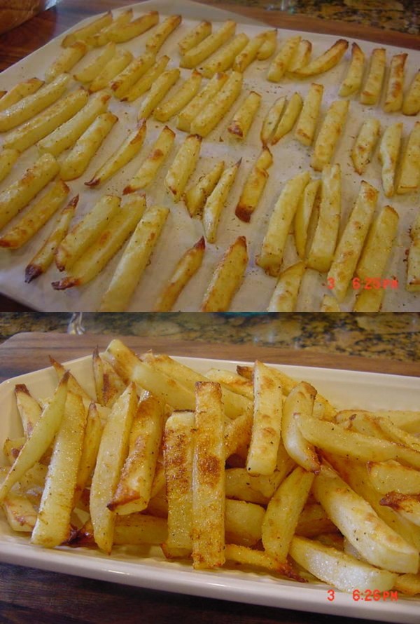 Best oven baked fries and potato wedges