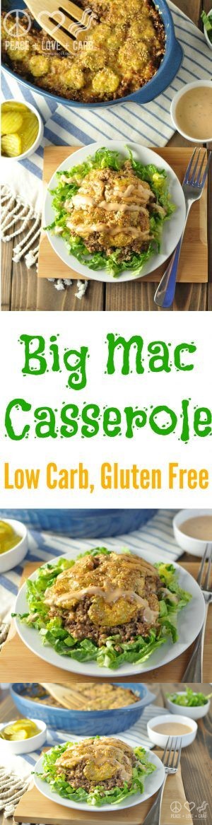 Big Mac Casserole - Low Carb, Gluten Free