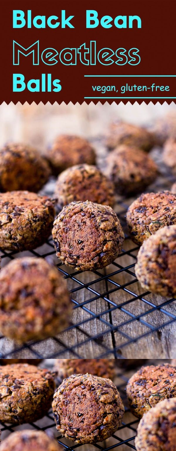 Black Bean Meatless Balls