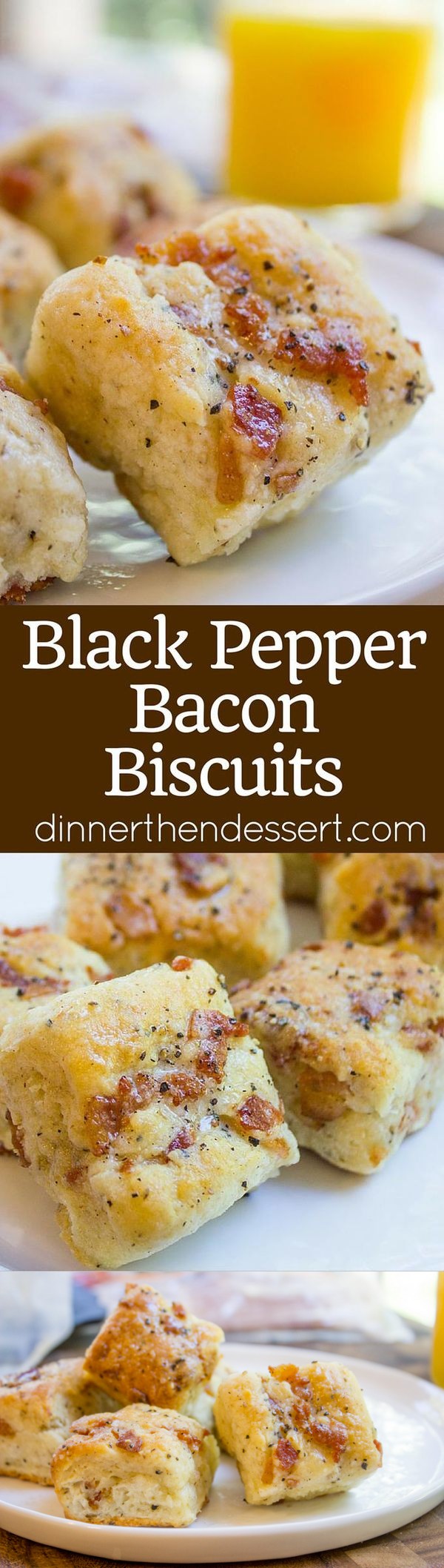 Black Pepper Bacon Biscuits