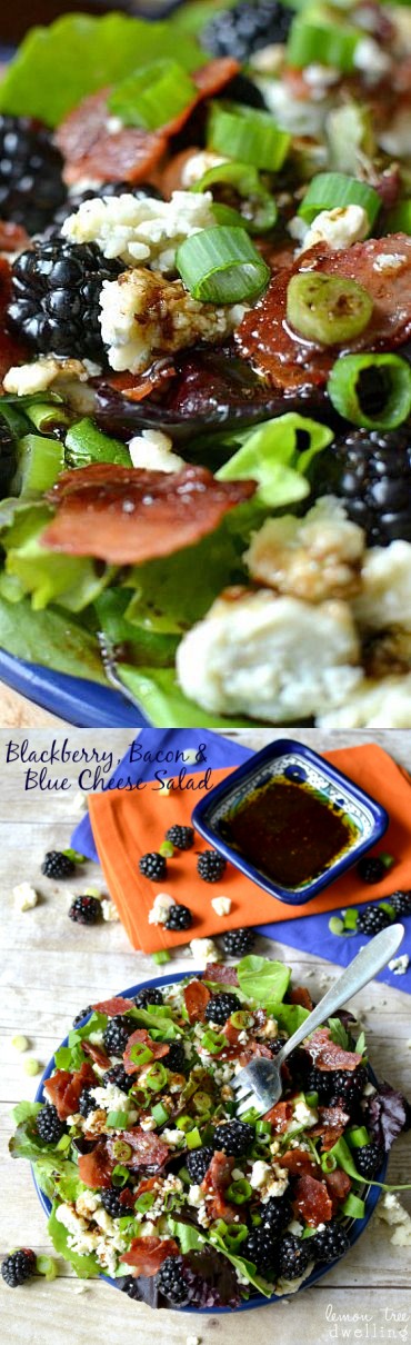 Blackberry, Bacon & Blue Cheese Salad