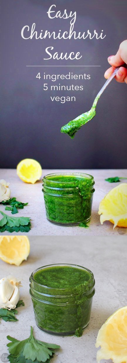 Blender Chimichurri Sauce